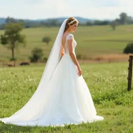 Quanto custa vestido de noiva para casamento no campo: valores, fatores e cuidados
