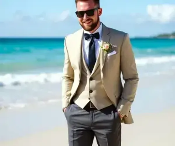 Ideias de traje do noivo para casamento na praia: sugestões criativas para o grande dia