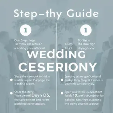 Roteiro de cerimônia de casamento passo a passo: passo a passo claro para planejar melhor