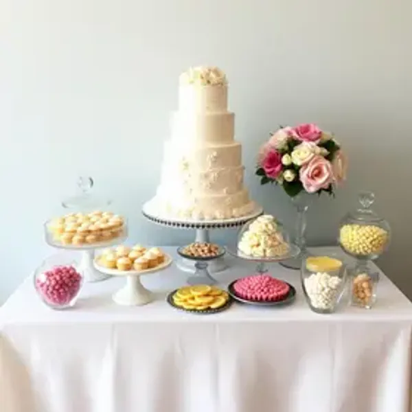 Ideias de mesa de doces de casamento: lista prática para organizar sem complicação