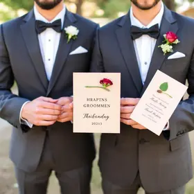 Modelos de manual dos padrinhos: sugestões criativas para o grande dia