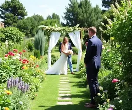 Como escolher jardim para casamento: passo a passo prático para noivos