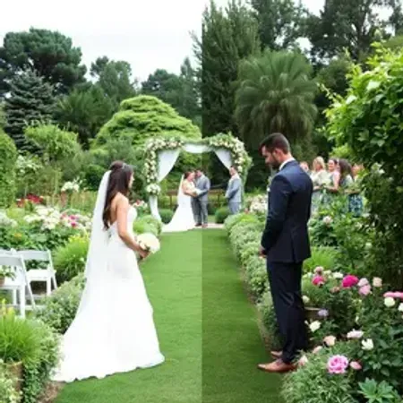 Jardim para casamento vale a pena: comparação prática para decidir melhor