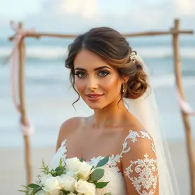 Ideias de maquiagem para casamento na praia: sugestões criativas para o grande dia
