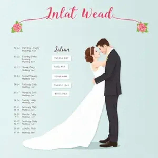 Ideias de cronograma da festa de casamento: sugestões criativas para o grande dia