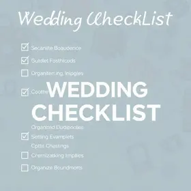 Guia de checklist de casamento: orientações para organizar melhor