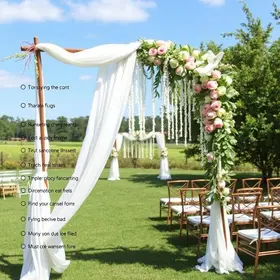 Ideias de decoração de casamento ao ar livre: lista prática para organizar sem complicação