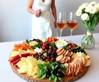 Ideias de mesa de frios para casamento: lista prática para organizar sem complicação