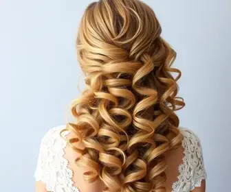 Ideias de penteado para noiva cacheada: sugestões criativas para o grande dia