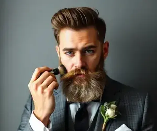 Cuidados com barba do noivo antes do casamento: guia completo para noivos