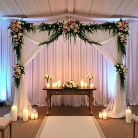 Ideias de altar de casamento: lista prática para organizar sem complicação