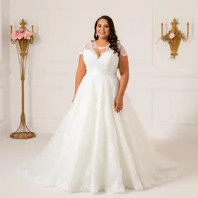 Quanto custa vestido de noiva plus size: valores, fatores e cuidados